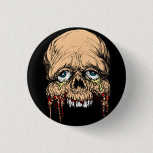 BADGE ROND 2,50 CM DEMI D'ART JACK JOYA SEULEMENT $1,95 DE VISAGE