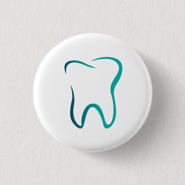 Badge Rond 2,50 Cm Dentistère dentaire Image Médicale (Devant)