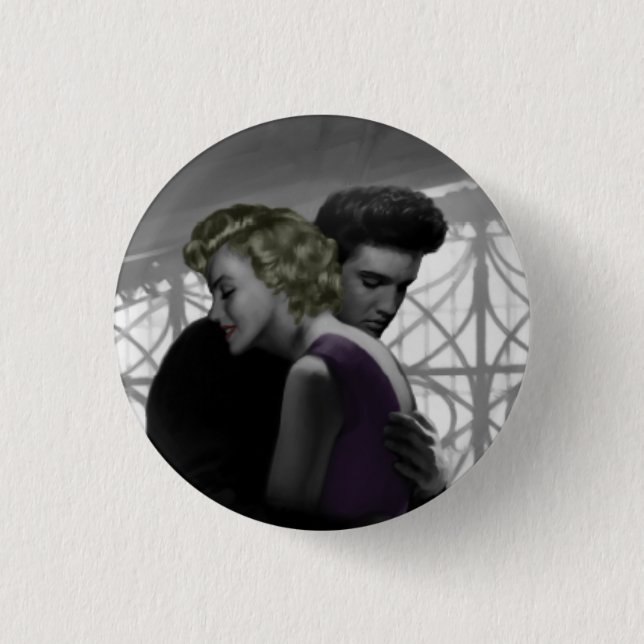 Badge Rond 2,50 Cm Départ d'amour 2 (Devant)