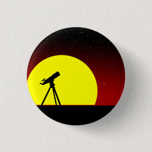 Badge Rond 2,50 Cm Dépêche-coucher de soleil