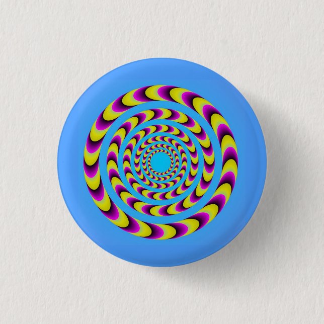 Badge Rond 2,50 Cm Déplacement de la spirale (Devant)