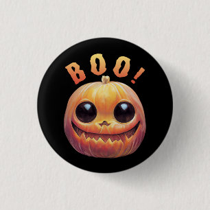 Badge Rond 2,50 Cm Déplaisant mignon chef Citrouille Halloween Dit Bo
