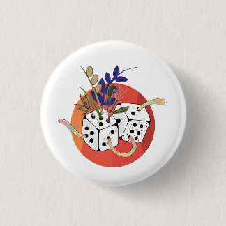 Badge Rond 2,50 Cm Dés dans un univers parallèle