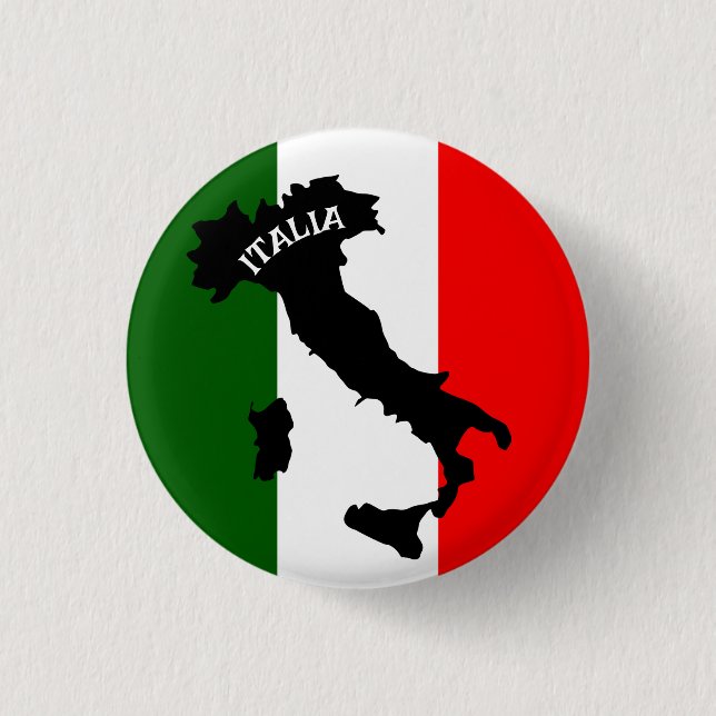 Badge Rond 2,50 Cm Design Italie (Devant)