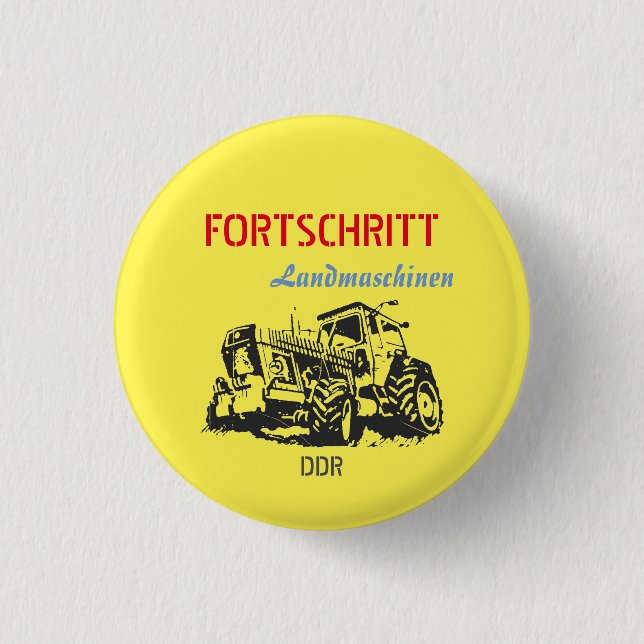 Badge Rond 2,50 Cm Design progressiste (Devant)