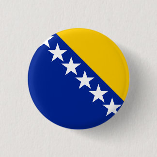 Badge Rond 2,50 Cm Dessous de verre du drapeau de BiH