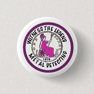 Badge Rond 2,50 Cm Détecteur de métaux 50e anniversaire