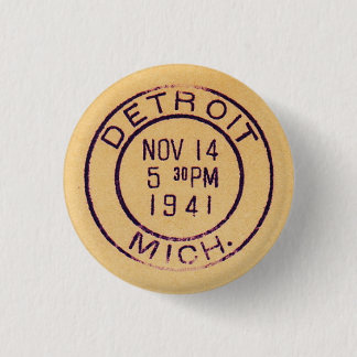 Badge Rond 2,50 Cm Détroit 1941
