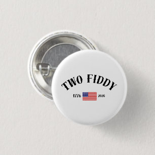 Badge Rond 2,50 Cm Deux Fiddy 