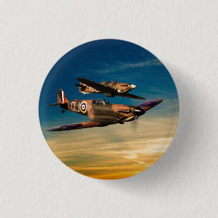 Badge Rond 2,50 Cm Deux Supermarines