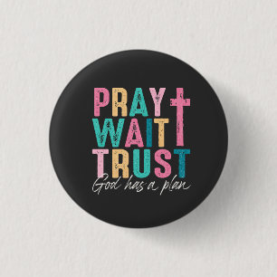 Badge Rond 2,50 Cm Dieu A Un Plan