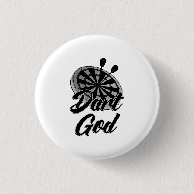 Badge Rond 2,50 Cm Dieu de Dart (Devant)