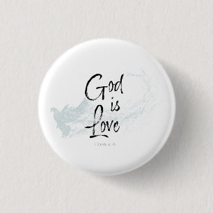 Badge Rond 2,50 Cm Dieu est amour