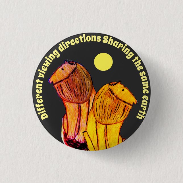 Badge Rond 2,50 Cm Différentes directions d'affichage (Devant)