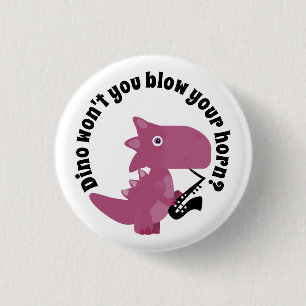 Badge Rond 2,50 Cm Dino pas vous soufflent votre klaxon ?