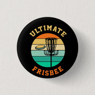 Badge Rond 2,50 Cm Disque Golf Ultimate Frisbee