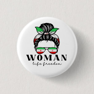 Badge Rond 2,50 Cm Dites Son Nom Masha Amini Women Life Freedom Suppo