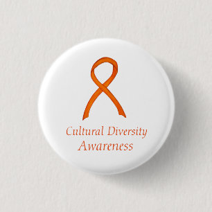 Badge Rond 2,50 Cm Diversité culturelle Le ruban personnalisé Pin