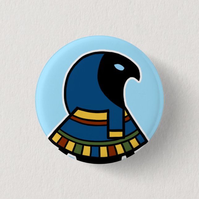 Badge Rond 2,50 Cm Divinité : : Horus (Devant)
