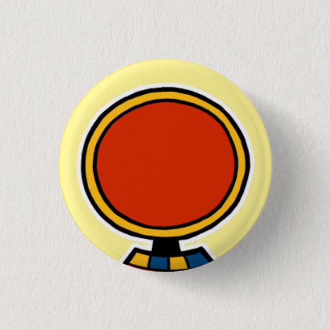 Badge Rond 2,50 Cm Divinité : : Ra (Devant)