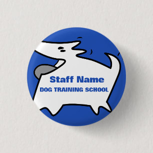 Badge Rond 2,50 Cm Dog Training School