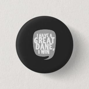 Badge Rond 2,50 Cm Dogrands - J'ai un Dogue Allemand