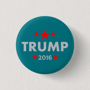 Badge Rond 2,50 Cm Donald Trump 2016