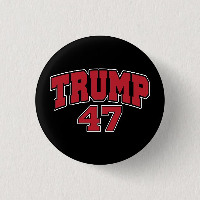 Badge Rond 2,50 Cm Donald Trump 47 (Devant)