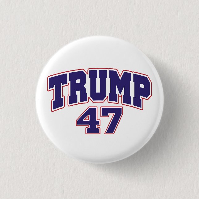 Badge Rond 2,50 Cm Donald Trump 47 (Devant)