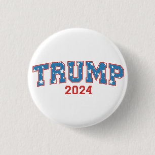 Badge Rond 2,50 Cm Donald Trump - Trump 2024 Garder l'Amérique grande
