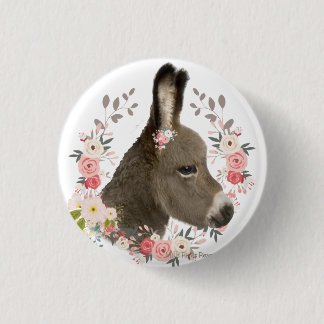 Badge Rond 2,50 Cm Donkey du pays