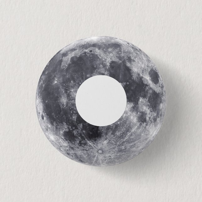 Badge Rond 2,50 Cm Donut de Lune   (Devant)