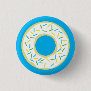 Badge Rond 2,50 Cm Donut Kid's Birthday Party