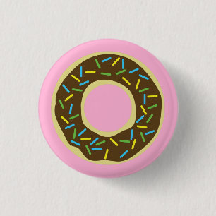 Badge Rond 2,50 Cm Donut Kid's Birthday Party mite