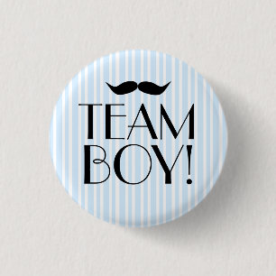 Badge Rond 2,50 Cm Douche de Garçon-Bébé d'équipe