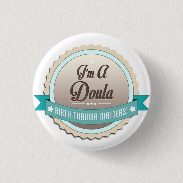 Badge Rond 2,50 Cm Doula (Devant)