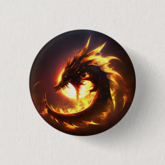 BADGE ROND 2,50 CM DRAGON DU SOLEIL