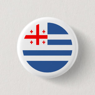 Badge Rond 2,50 Cm Drapeau Adjara Patriotique