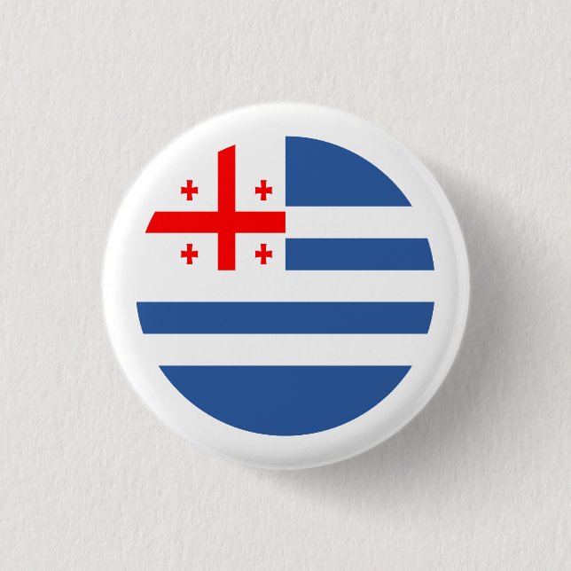 Badge Rond 2,50 Cm Drapeau Adjara Patriotique (Devant)