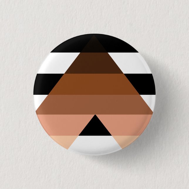 Badge Rond 2,50 Cm Drapeau ally BIPOC (Devant)