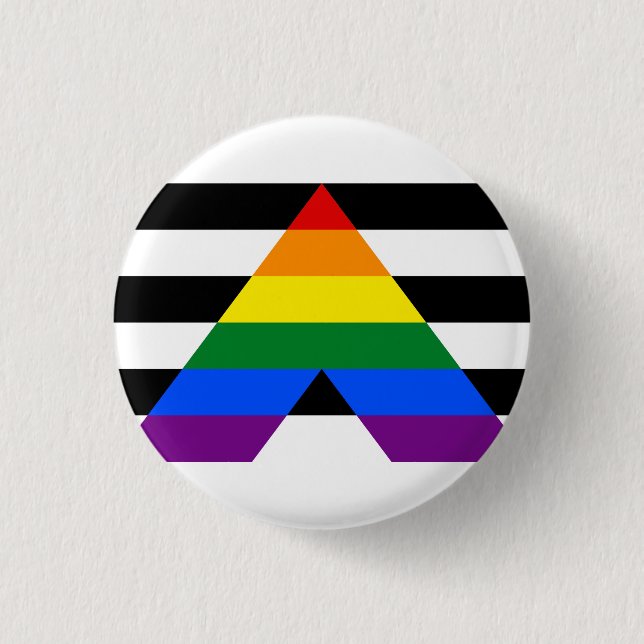 Badge Rond 2,50 Cm Drapeau Ally droit (Devant)