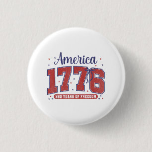Badge Rond 2,50 Cm Drapeau américain du 4 juillet vintage 250 ans 177