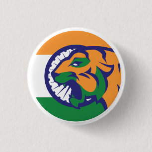 Badge Rond 2,50 Cm Drapeau animal national indien du Bengale