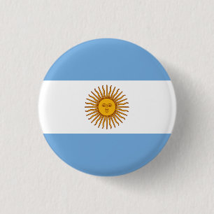 Badge Rond 2,50 Cm Drapeau argentin