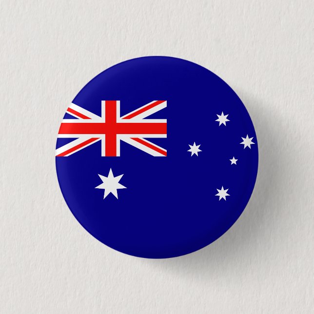 Badge Rond 2,50 Cm Drapeau Australie (Devant)