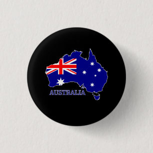 Badge Rond 2,50 Cm Drapeau Australie