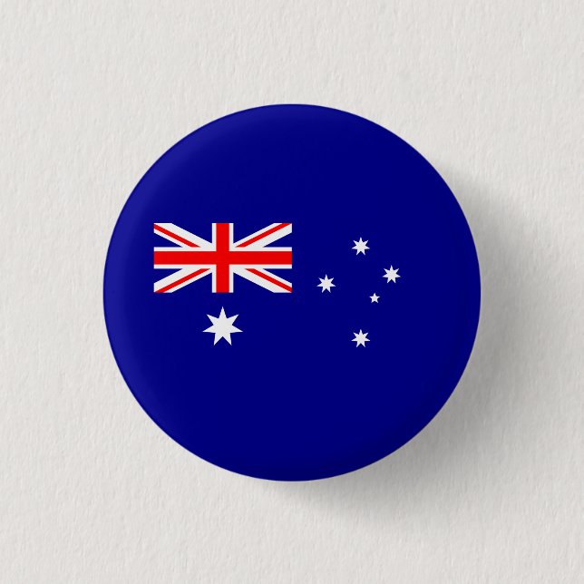 Badge Rond 2,50 Cm Drapeau australien patriotique (Devant)