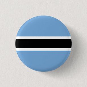 Badge Rond 2,50 Cm Drapeau batswana, Drapeau du Botswana