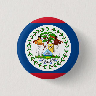 Badge Rond 2,50 Cm Drapeau bélizien, Drapeau du Belize