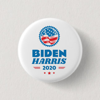 Badge Rond 2,50 Cm Drapeau Biden Harris 2020